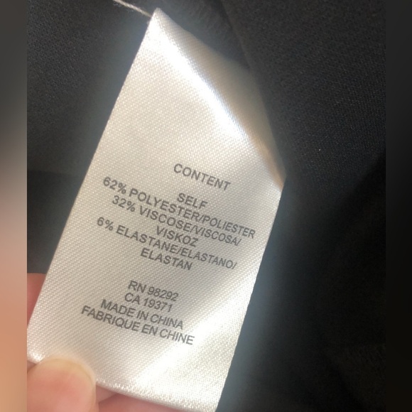 NWT Tibi Wide Leg Trousers Side Slit Black Dress Pants Size 12 Career - Picture 7 of 7